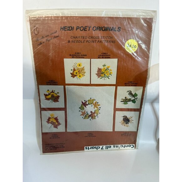 NEW IN PACKAGE Heidi Poet Originals Birds and Floral Fall Autumn Nature Wildlife - Picture 1 of 2